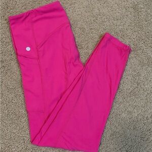 Zella Hot Pink High Waisted Active Leggings